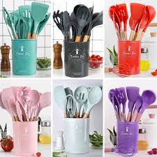 Dengan adanya kitchen set inilah dapur anda menjadi terlihat lebih indah dan mempunyai nilai tinggi. Silicone Spatula Utensil Kitchen Set Alat Masak Dapur Silikon Shopee Indonesia