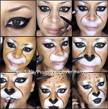 cheetah face makeup tutorial saubhaya