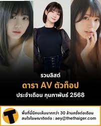 Thaiger ข่าวไทย | รวมลิสต์ 20 ดารา AV ที่น่าจับตามอง ประจำเดือน กุมภาพันธ์  2568 การันตียอดจำหน่ายจากหนุ่มไทยและทั่วโลก ดาราหน้าใหม่ดาราตัวท็อปมีเพียบ  (ภาค 1)... | Instagram