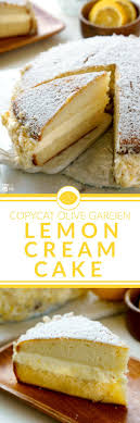 Check with this restaurant for current pricing and menu information. Copycat Olive Garden Lemon Cream Cake Food Folks And Fun