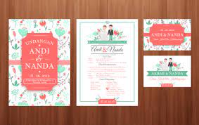 9 feb 2020 selanjutnya file template undangan pernikahan ini bisa juga kamu gunakan bagi yang mempunyai profesi dalam bidang desain grafis. Pin Di Weddings