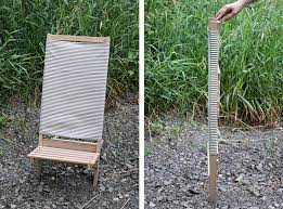 Just pull a few staples and start over. Diy Wooden Camp Beach Chair The Merrythought