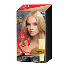 And the hair color is…brown with blonde highlights, also known as bronde. Buy Salon Hair Color 9a Light Champagne Blonde 1 Pack By Revlon Online Priceline
