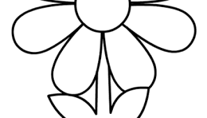 The most common college essay is 5 paragraphs. Simple Daisy Flower Outline Flowers Templates