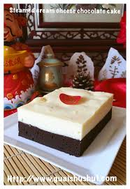 100 gr margarin, 35 gr keju, 3 butir telur, 100 gr gula, 125 gr tepung terigu, 1 bungkus susu bubuk, 1 bungkus susu kental manis. Steamed Brownie Cheesecake è'¸å¸ƒæœ—å°¼å¥¶é…ªè›‹ç³• Guai Shu Shu