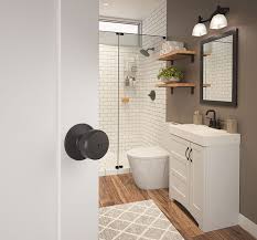 If moisture and humidity are an issue, you may wish to consider materials such as aluminium or fibreglass to avoid your door warping or sticking. What Type Of Door Hardware Is Best For Each Room In Your Home