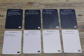 Les cartes bleues ou cartes « questions » sont des phrases ou périphrases neutres de sens. Le Versus Apero Blanc Manger Coco Ou Limite Limite Playin By Magic Bazar