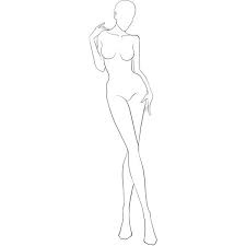 Images For Body Template For Designing Clothes Liked On Polyvore Featuring Sketch Detail An Body Template Fashion Drawing Sketches Fashion Design Template