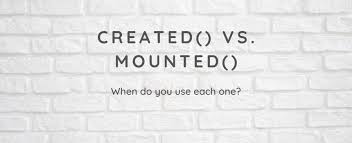 So vue always calls beforecreate before createdand in turn vue calls created before beforemount. Should I Use Created Or Mounted In Vue Jerickson Net