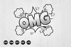 Download Omg Comic Speech Bubble Graphic By 99 Siam Vector Creative Fabrica PSD Mockup Templates