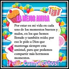 Modelo de carta de feliz cumpleaños para mi amigo : Deseos De Feliz Cumpleanos Para Una Amiga En Mensajes Y Frases