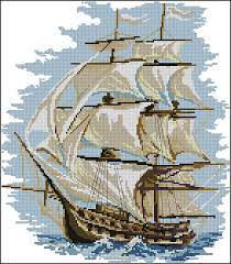 This kit contains presorted thread in 39 colors, 16 count white aida fabric, needle, colour chart, and instructions. Cross Stitch Pattern Pdf Sailing Ship Cross Stitch Pattern Pdf Ship Cross Stitch Pattern P Cross Stitch Landscape Beautiful Cross Stitch Pattern Cross Stitch