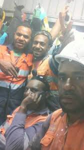 PORGERA MINE CRANE'S AND SCAFFOLDING CREW