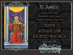 The justice tarot card has to do with moral sensitivity and that which gives rise to empathy, compassion, and a sense of fairness. Justice Tarot Card Meanings