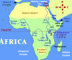 Outline map of the africa continent including the disputed territory of western sahara. Map Of Africa Showing Sahara Desert Sahara Desert Africa Map Sahara