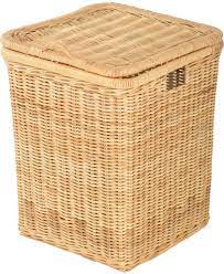 It is also removable so you can conveniently transport your laundry to the machine. Agus India Cane Rattan Laundry Basket 40cm L X 40cm W X 52cm H Amazon In Home Kitchen