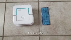I saw the braava 240 and thought fantastic! Irobot Braava Jet 240 Test Room Youtube
