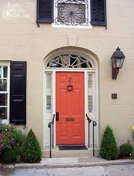 I saw a cute historic home with a similar siding color and a turquoise door. Choosing A Color For Your Front Door Part One Bold Hues Colormoxie