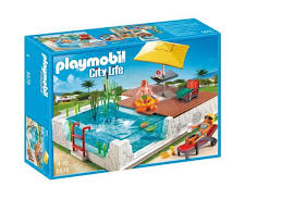 Piscine Avec Terrasse Playmobil City Life 5575 Maxi Toys