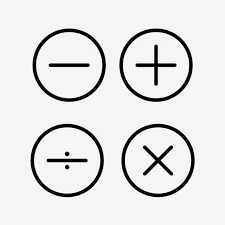 Math Symbols Line Black Icon Line Icons Black Icons Math Icons Png And Vector With Transparent Background For Free Download In 2020 Math Logo App Icon Icon