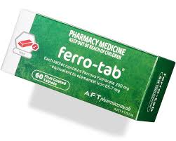 Elemental iron in the ferrous form is effective as prophylaxis against iron deficiency and as replacement therapy in mild to moderate iron deficiency anaemia. Ferro Tab Aft Pharmaceuticals