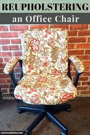 How To Reupholster An Office Chair The Mermaid S Den
