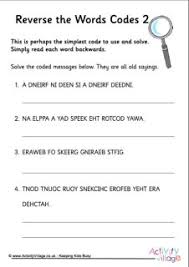 secret code printables for kids
