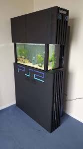 Ps2 Fish Tank Game Room Game Room Decor Gaming Room Setup