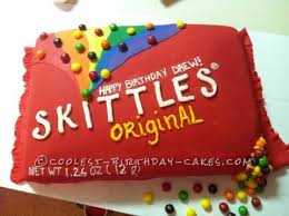 coolest homemade skittles cakes