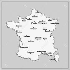 The estimated population of france is currently above 67 million. Map Of France With Big Cities Stock Photo Picture And Royalty Free Image Image 96165007