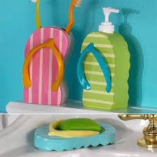 Flip Flop Bathroom Decor Shower Remodel Decorating Flip Flops Flip Flop Art Flip Flop Wreaths