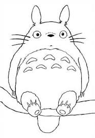 Totoro Coloring Page By Howtodrawmanga3d Totoro Drawing Totoro Art Totoro