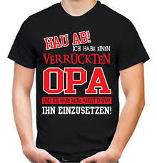 Details Zu Verrückter Opa T Shirt Superheld Männer Herrentag Familie Sprüche