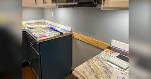 Sample tiles are a must when you're trying to make the final decision about your backsplash tiles. Subway Tile Kitchen Backsplash Project By Cedric At Menards