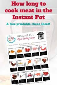 instant pot cooking times for meat my crazy good life