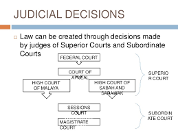 Malaysia has a unified judicial system, and all courts take cognizance of both federal and state laws. Sources Of Law In Malaysia