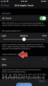 Aktivieren Und Anpassen Von 3d Beruhrungen In Apple Iphone 12 Pro Max Mehr Anzeigen Hardreset Info