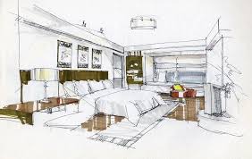 Bed room easy drawing home design ideas. Bedroom Design Drawing