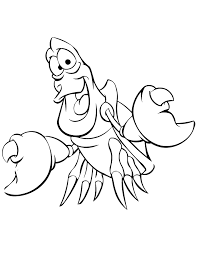 Sebastian Little Mermaid Drawing - Clip Art Library