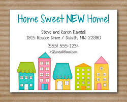 New Address Card Change Of Address Card By Paperhousedesigns 10 00 New Address Cards Change Of Address Change Of Address Cards