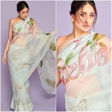 Eattweetblog On Instagram Kareena Kapoor Khan In Her Custom Bebo Saree By Picchikka Jewels By Sunita Kapoor Styli In 2020 Saree Saree Designs Traditional Outfits