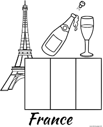 This is a list of flags of states, territories, and other geographic entities sorted by their combinations of dominant colors. France Flag Eiffel Tower Coloring Pages Printable