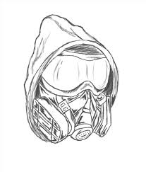 Gas masks for horses in battle drawing. Graffiti Drawing Gas Mask Novocom Top
