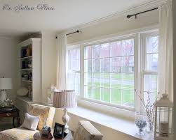 Vor Fenster Vorhang Ideen Fenster Ideen Vorhang Window Treatments Living Room Large Windows Living Room Picture Windows Living Room