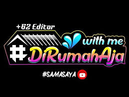 Cara Membuat Tulisan Dirumahaja Keren Yang Lagi Viral Tutorial Pixellab Logo Keren Youtube Logo Keren Tulisan Youtube