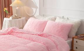 Check spelling or type a new query. Pink Comforter Smoofy Fluffy Bedding Ultra Soft Warm Pink Comforter Queen Size Velvet Bedding With 2 Pillowcases Bedding Bedding Sets Collections Svanimal Com