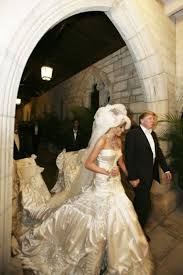 Image May Contain 2 People People Standing Wedding And Indoor Melania Trump Wedding Trump Wedding Wedding Dresses