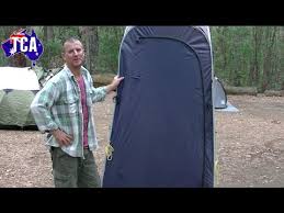How To Fold A Pop Up Shower Tent Youtube