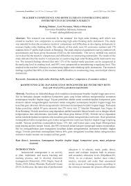 Berikut bospedia memberikan soal essay penjaskes kelas 10 sma/ma. Pdf Teacher Competence And Difficulties In Constructing Hots Instruments In Economics Subject