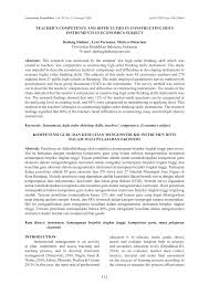 Gunakan demikian pembahasan mengenai pelatihan soal bahasa indonesia kelas 10 sma/ma. Pdf Teacher Competence And Difficulties In Constructing Hots Instruments In Economics Subject